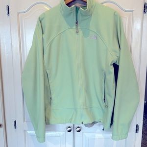 The North Face women’s large light weight fleece jacket.